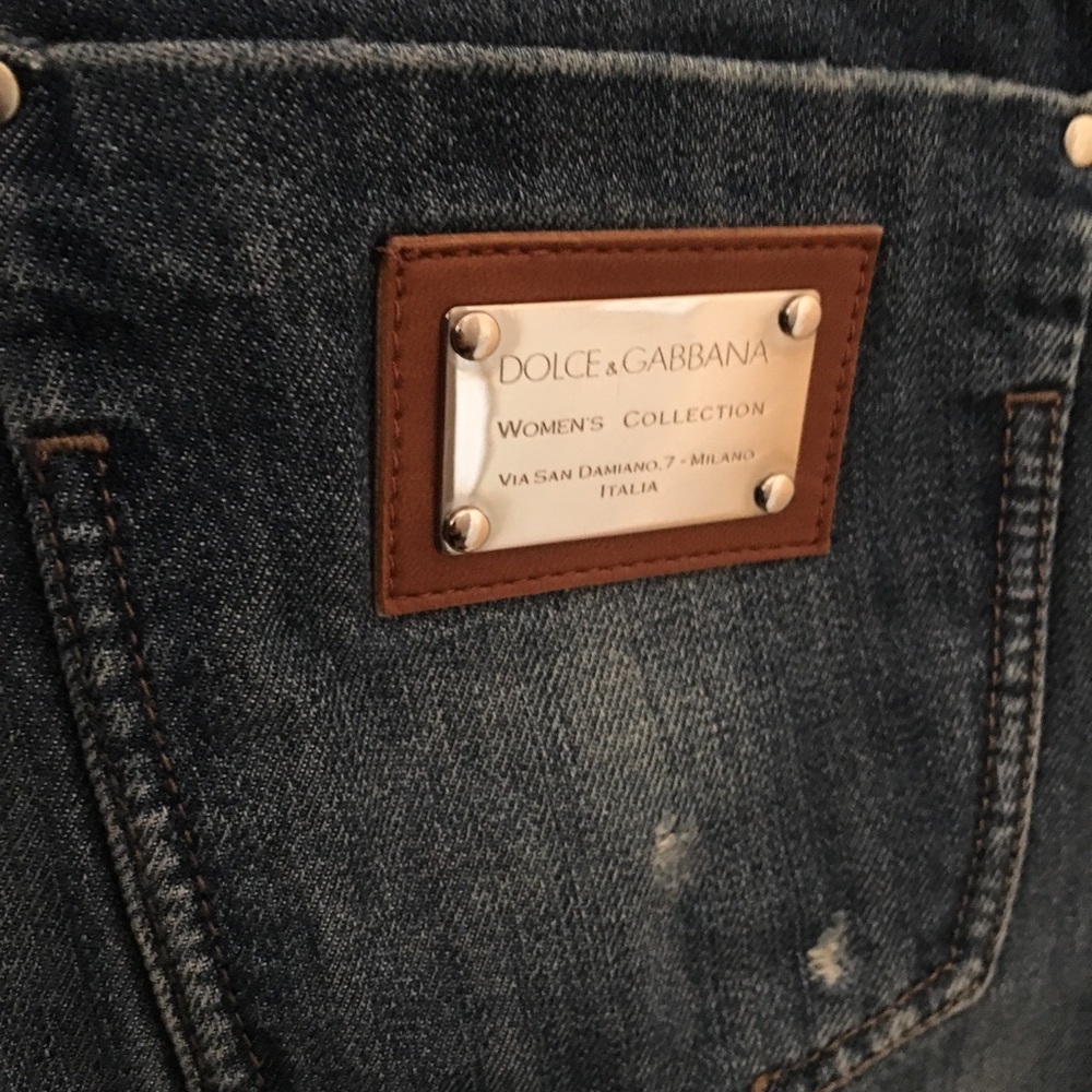 Dolce & Gabbana gold tag jeans